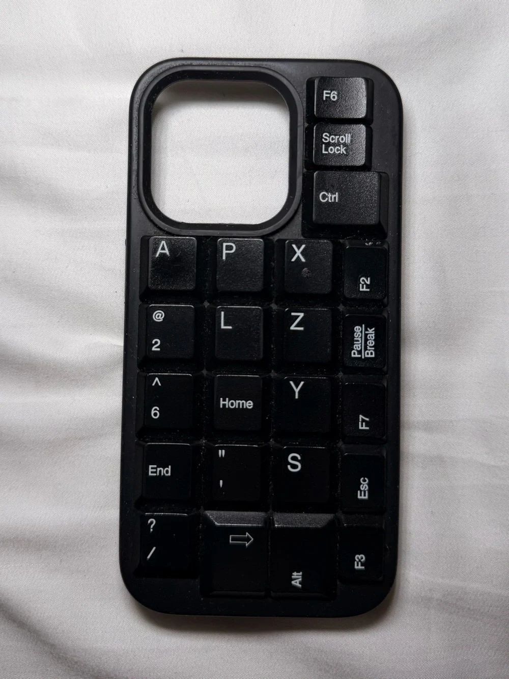Button Network iPhone 15 Pro Custom Black Keyboard Design Case phone RARE